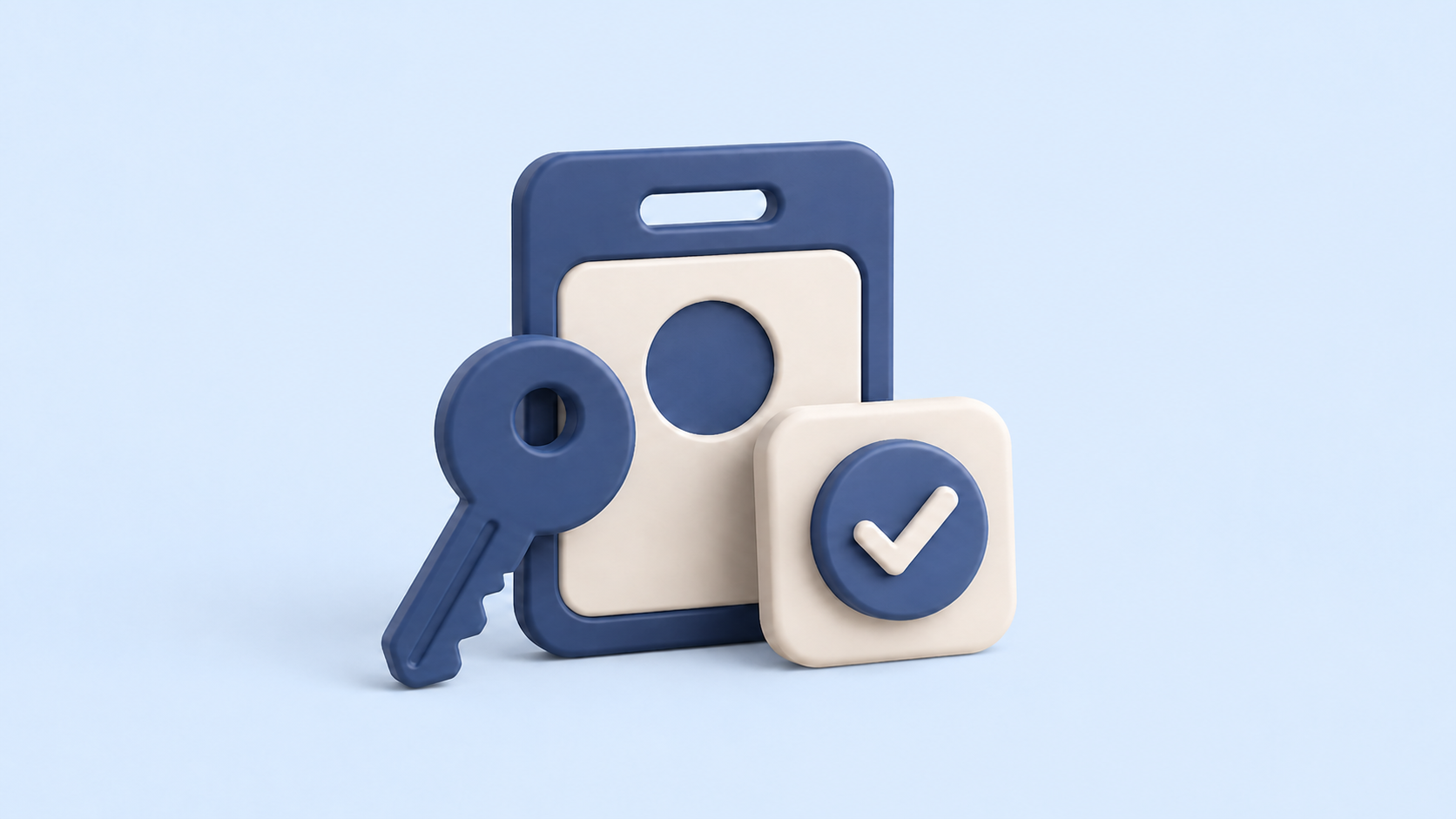 Car key and approved identification representing a simpler rental process